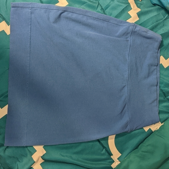 Basic House Blue Miniskirt - Picture 2 of 3